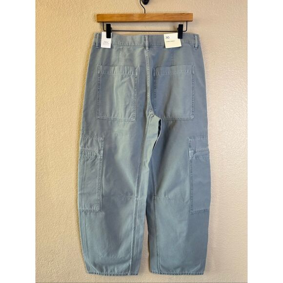 NEW Citizens of Humanity Marcelle Pants Womens 30 Gray Low Slung Cargo Barrel - Picture 7 of 15